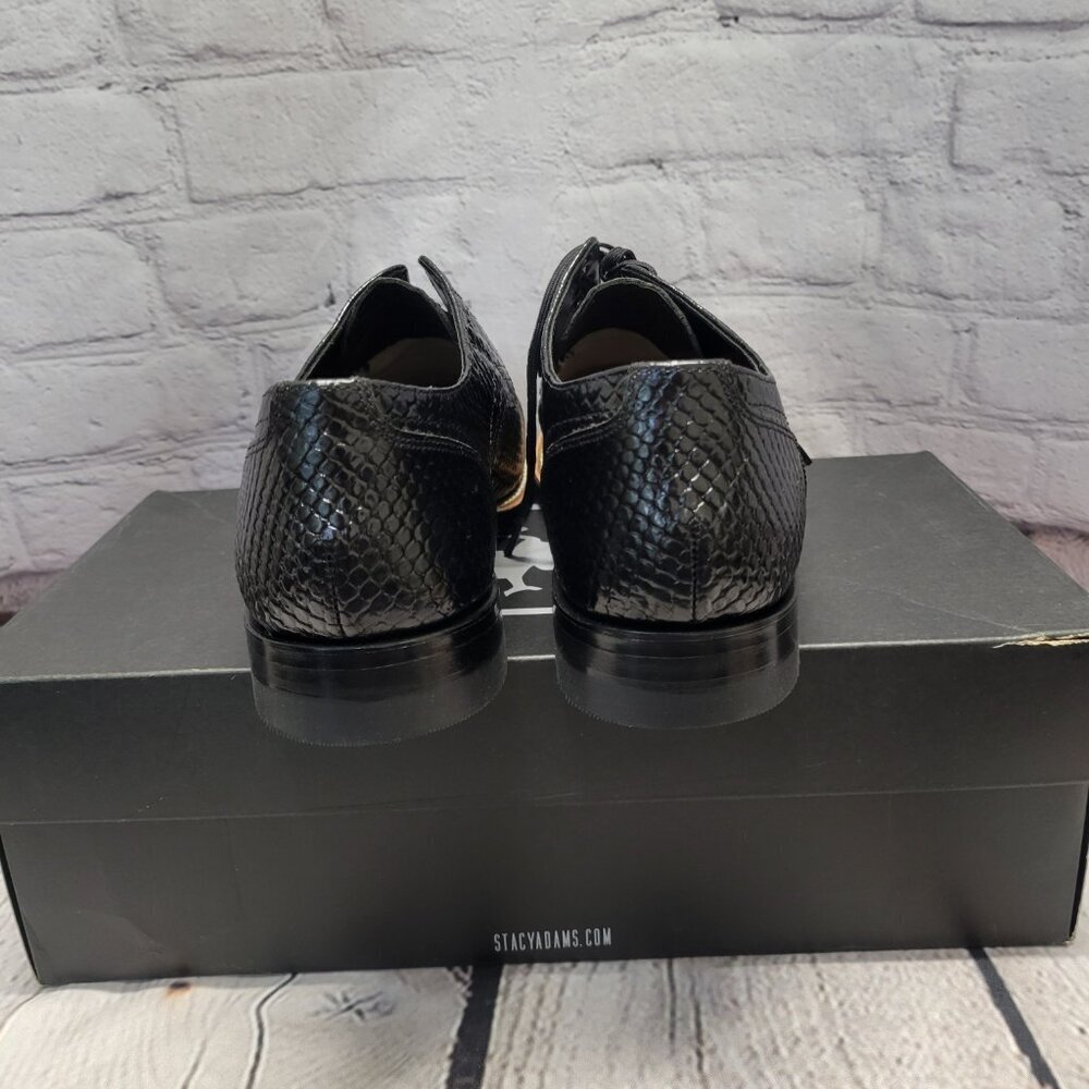Stacy Adams Madison Anaconda Plain Toe Oxford - Picture 8 of 11